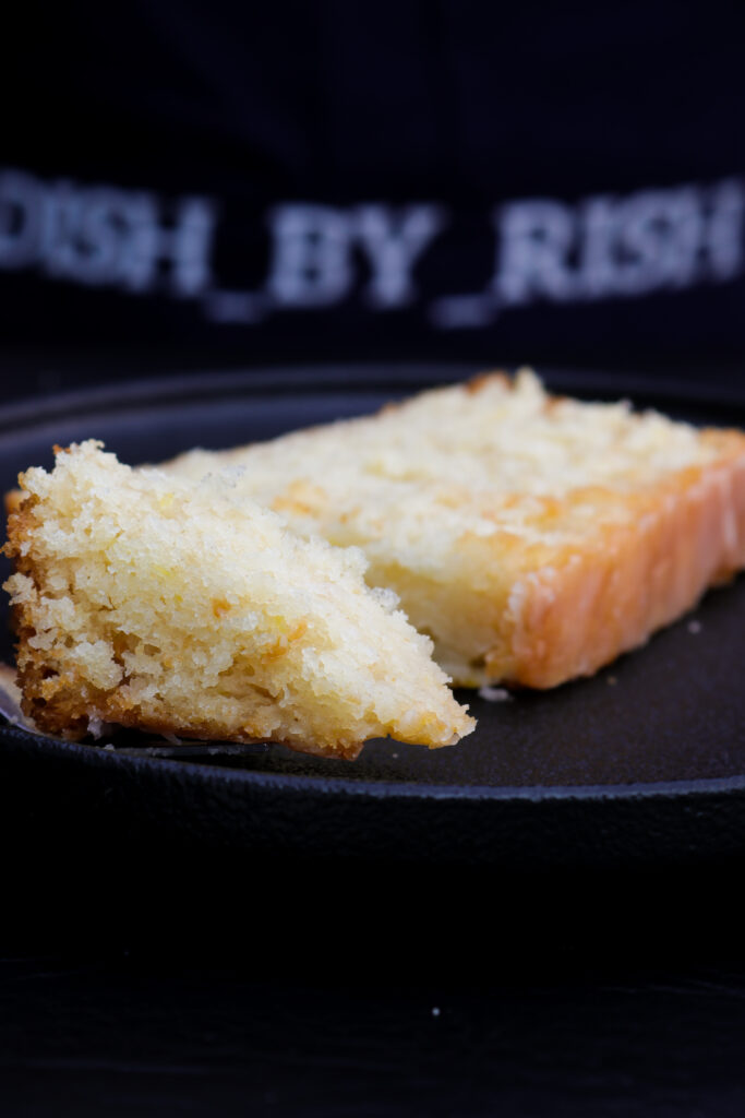 Lemon drizzle texture