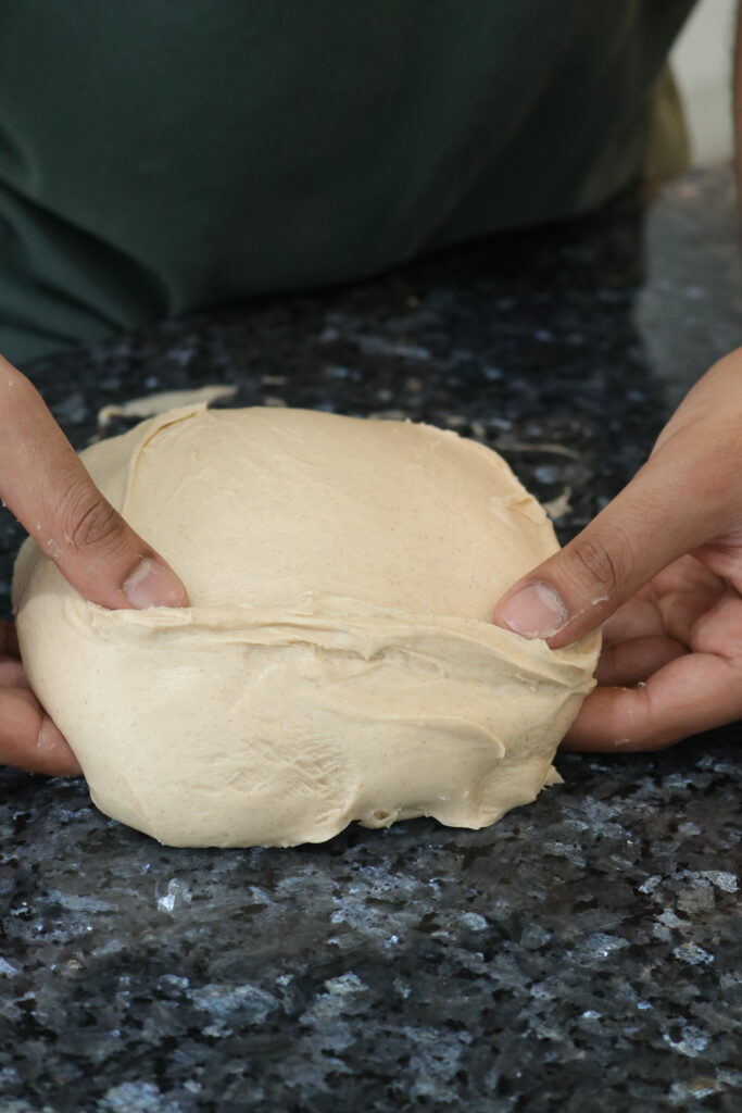 chocolate bundt loaf dough