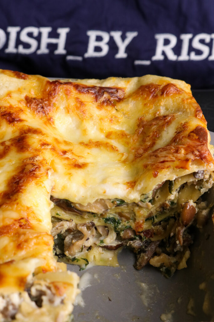 Mushroom and chestnut lasagne