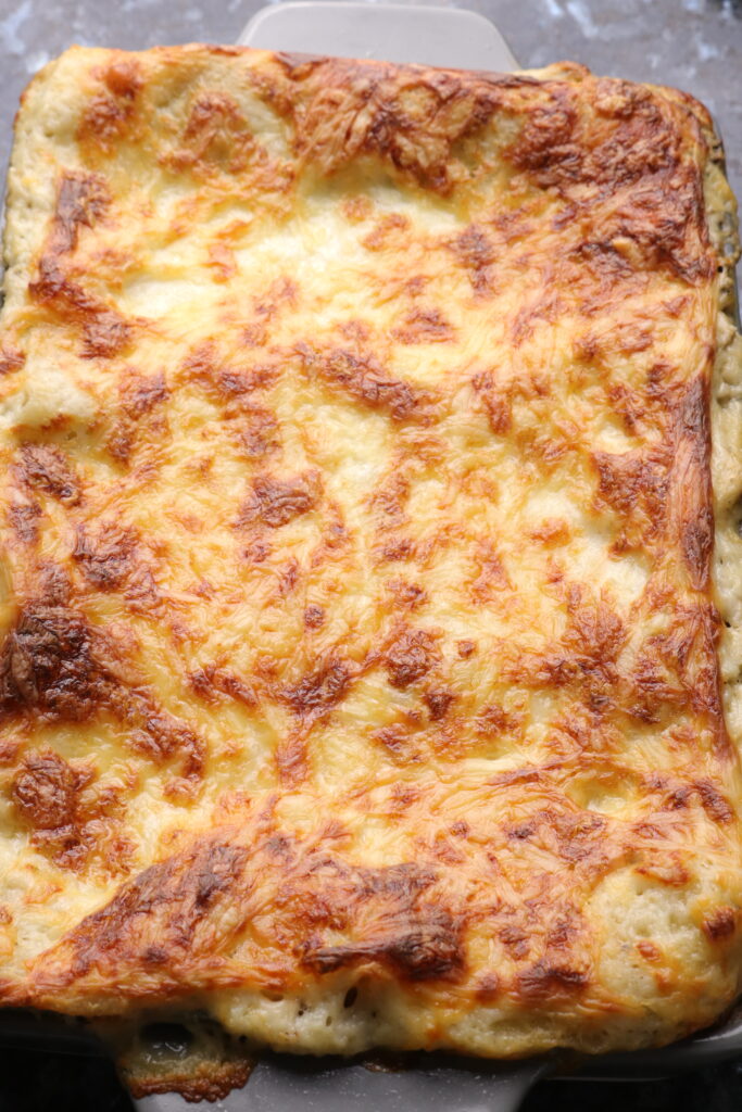 mushroom and chestnut lasagne