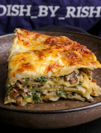 mushroom and chestnut lasagne