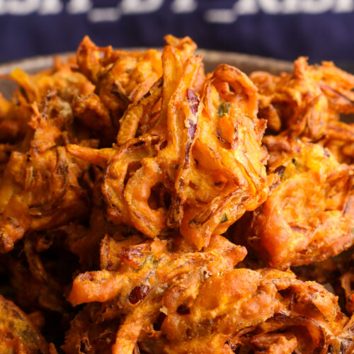 Crispy onion bhajia