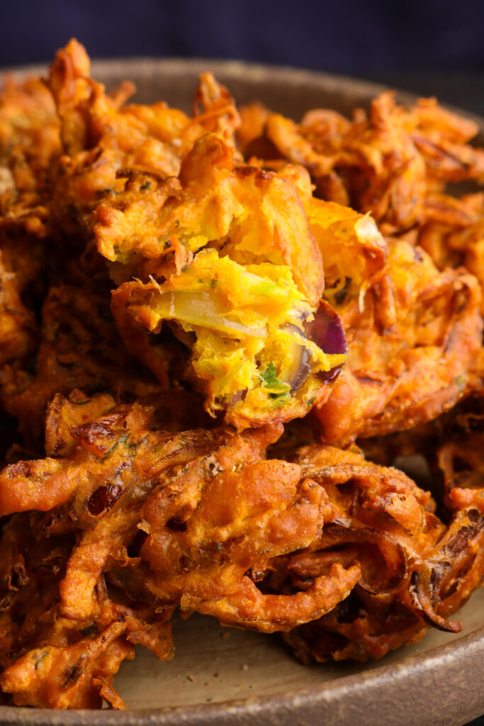 Crispy onion bhajia