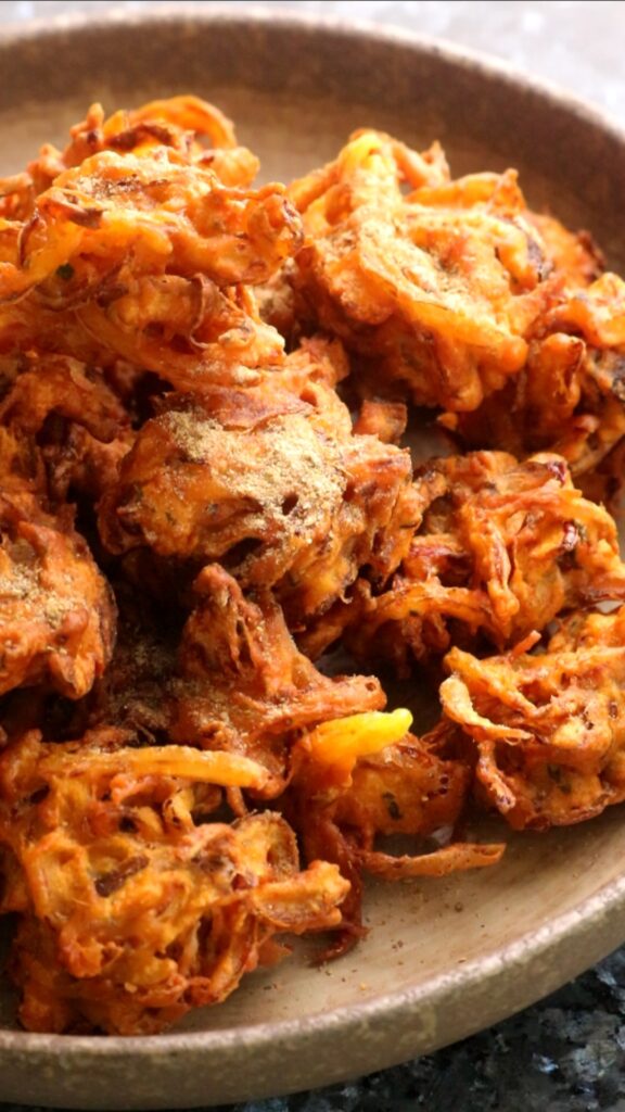 crispy onion bhajia