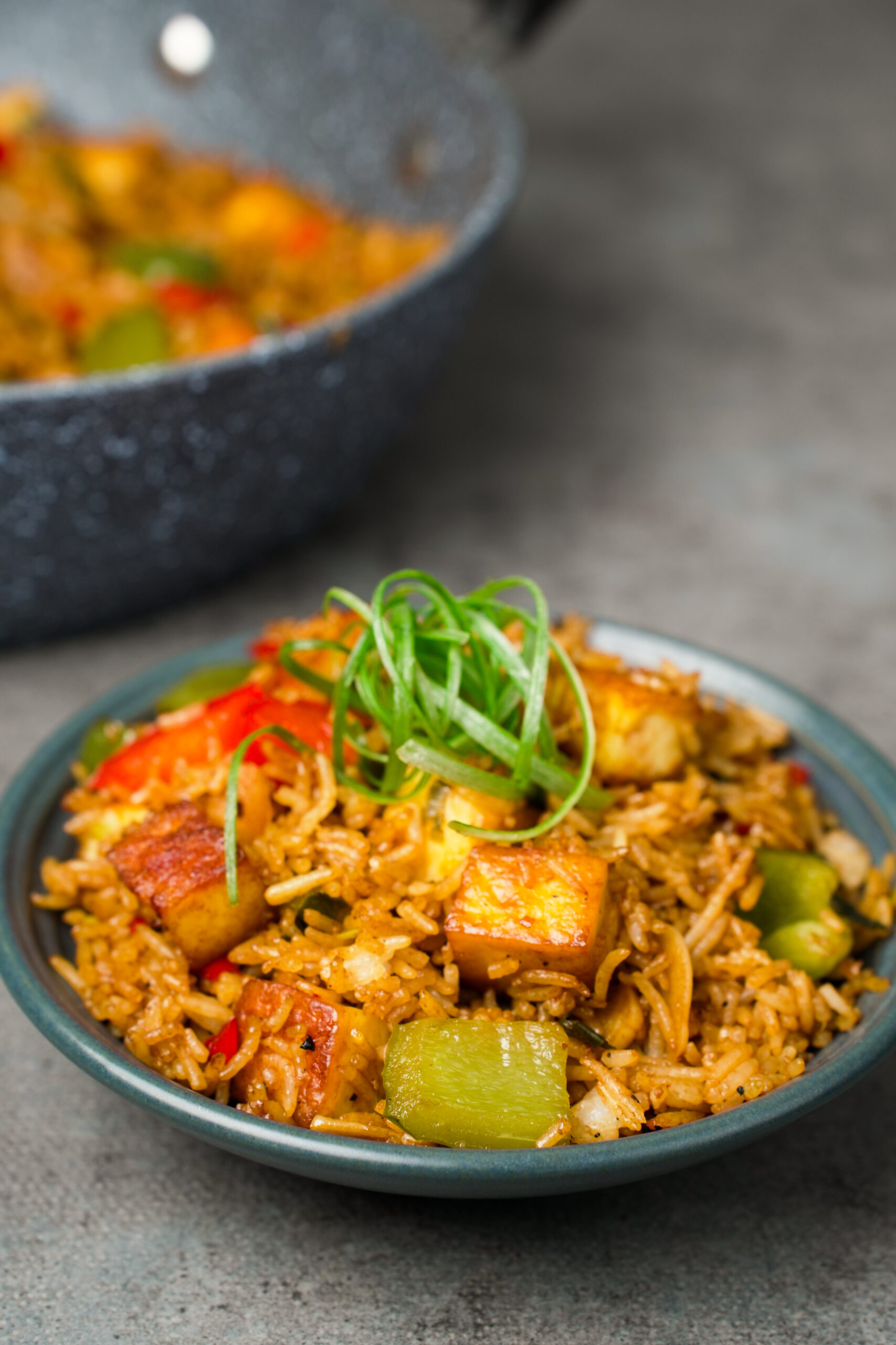 Garlic Pepper Paneer Fried Rice - Dish by Rish