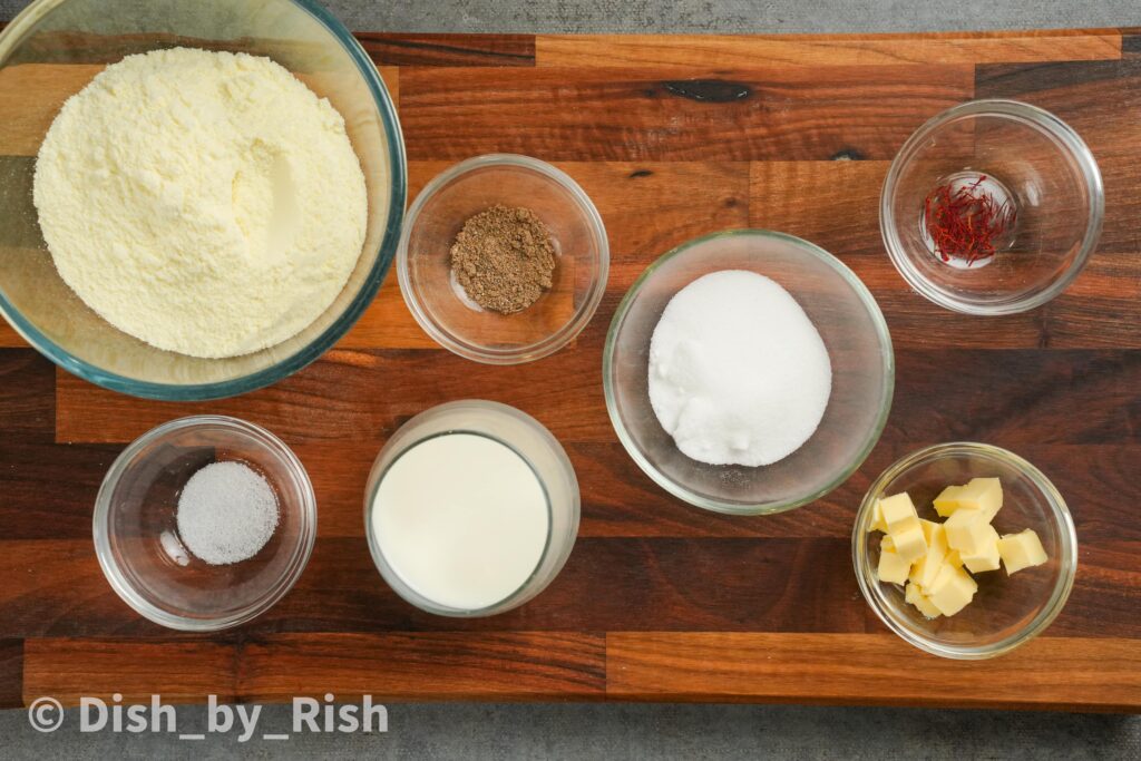 barfi ingredients