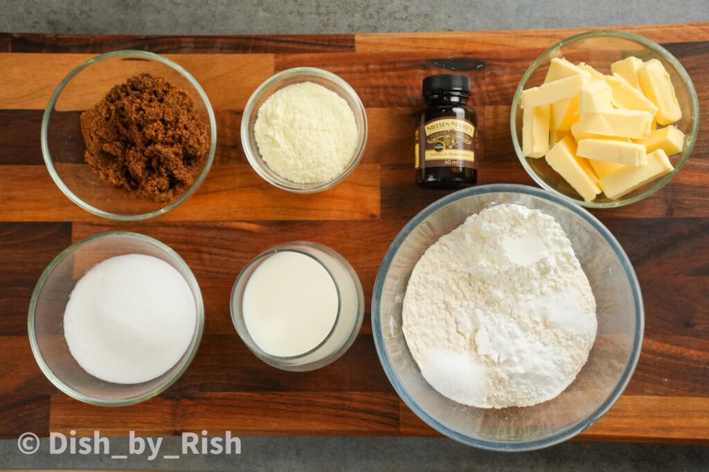 chocolate chip cookie ingredients