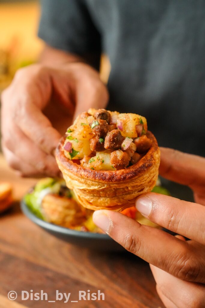 vol-au-vent chaat