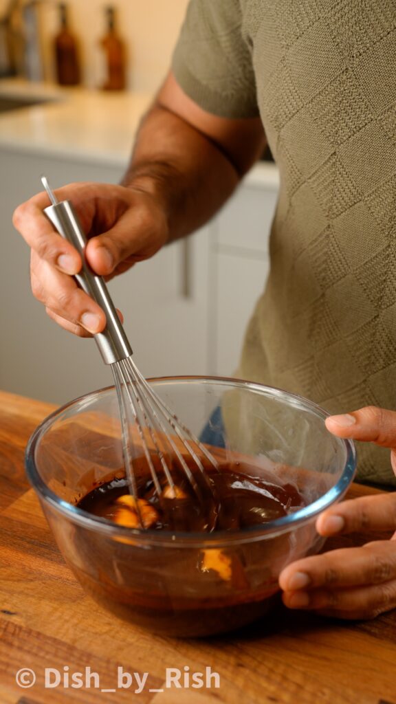 whisk in egg yolks