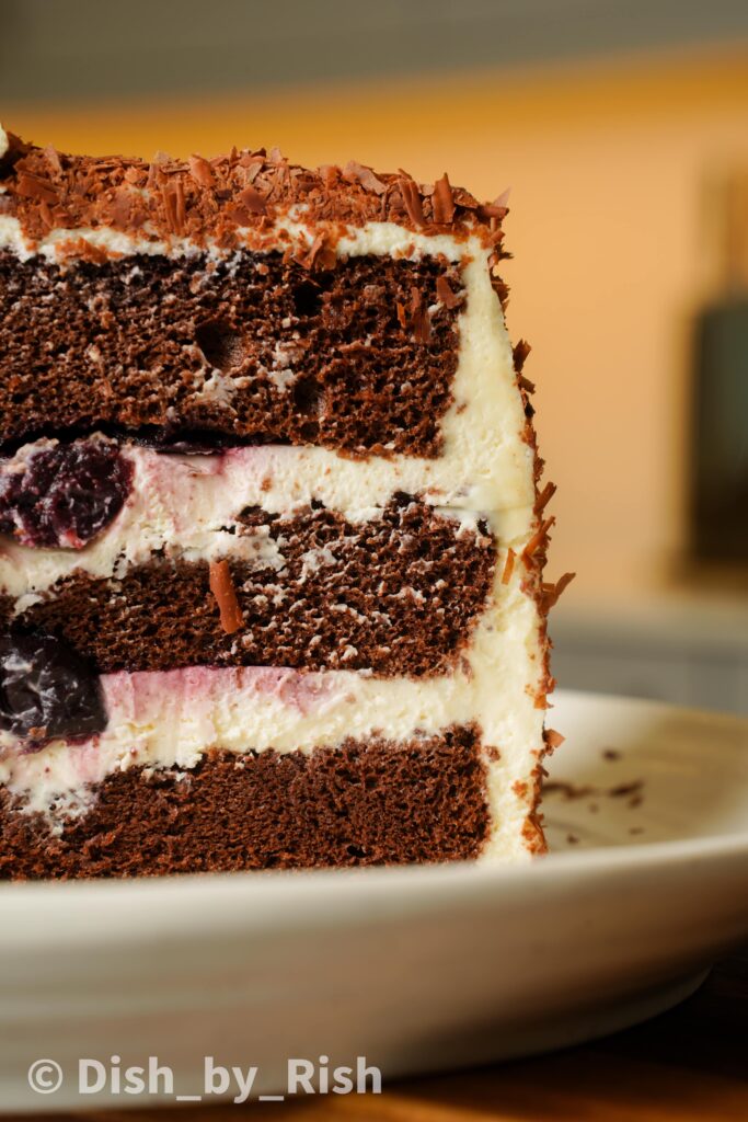 black forest chiffon cake