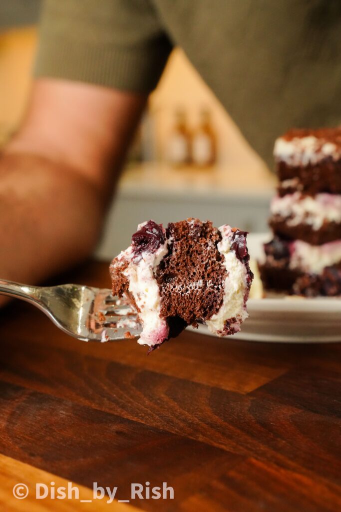 black forest chiffon cake