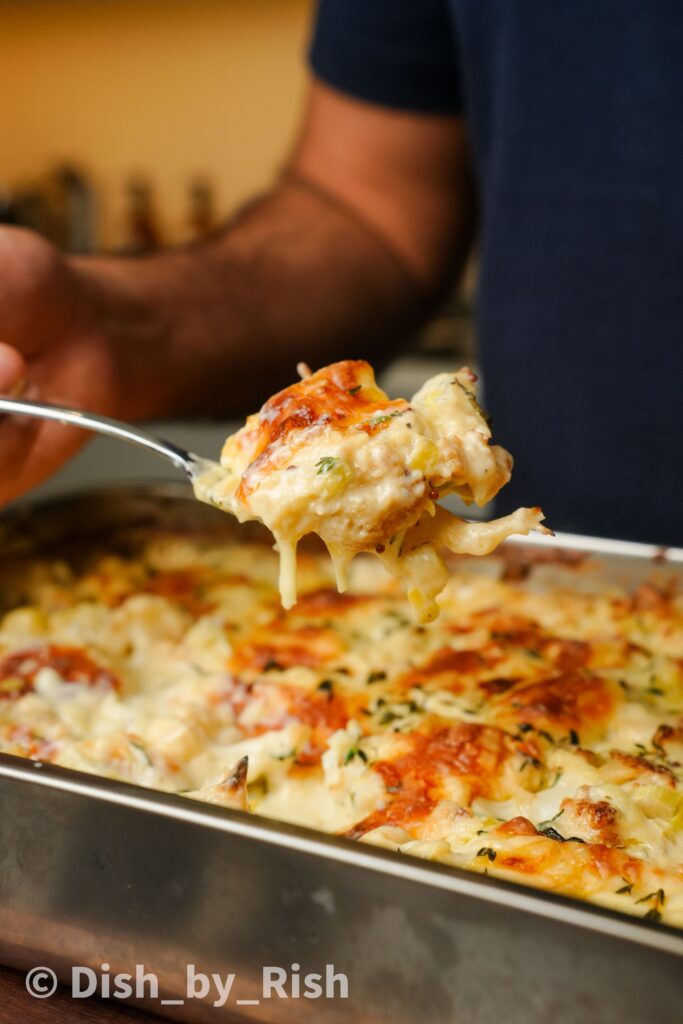 truffle and brie cauliflower cheese