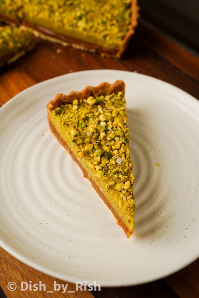 Pistachio Salted Caramel Tart