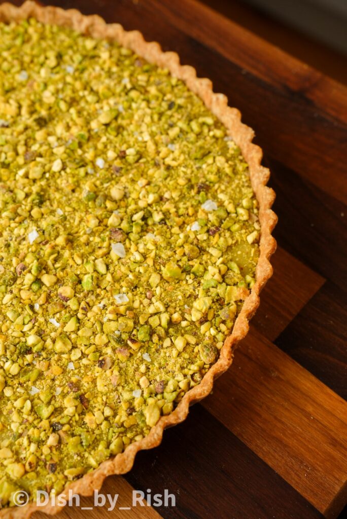 Pistachio Salted Caramel Tart