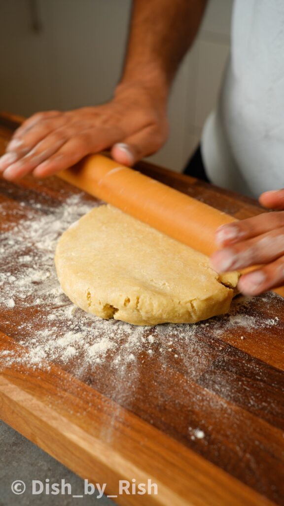 rolling pastry dough