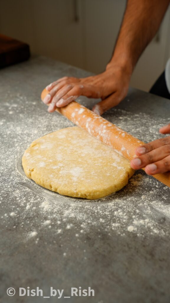 rolling pastry dough