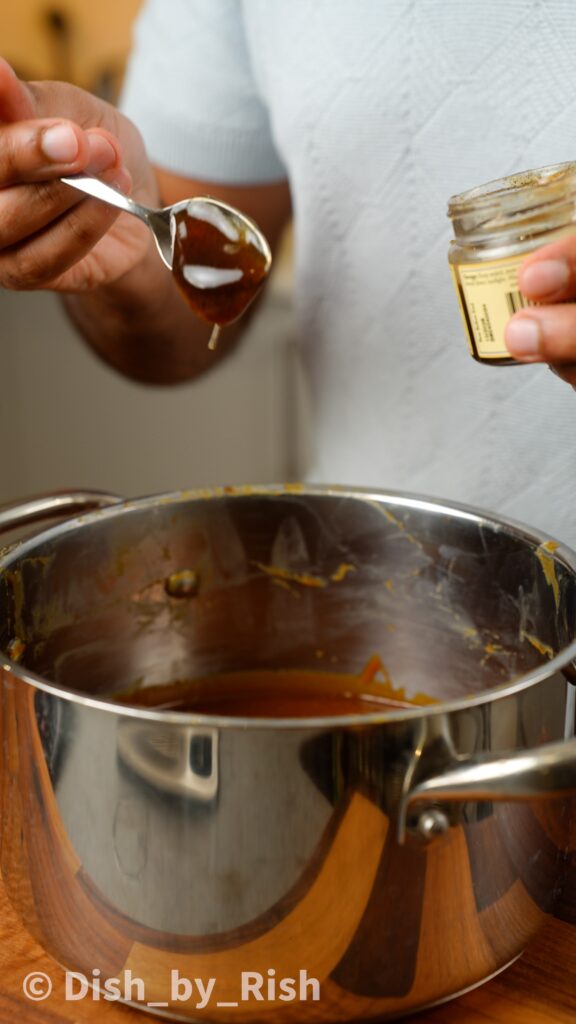 adding vanilla to caramel