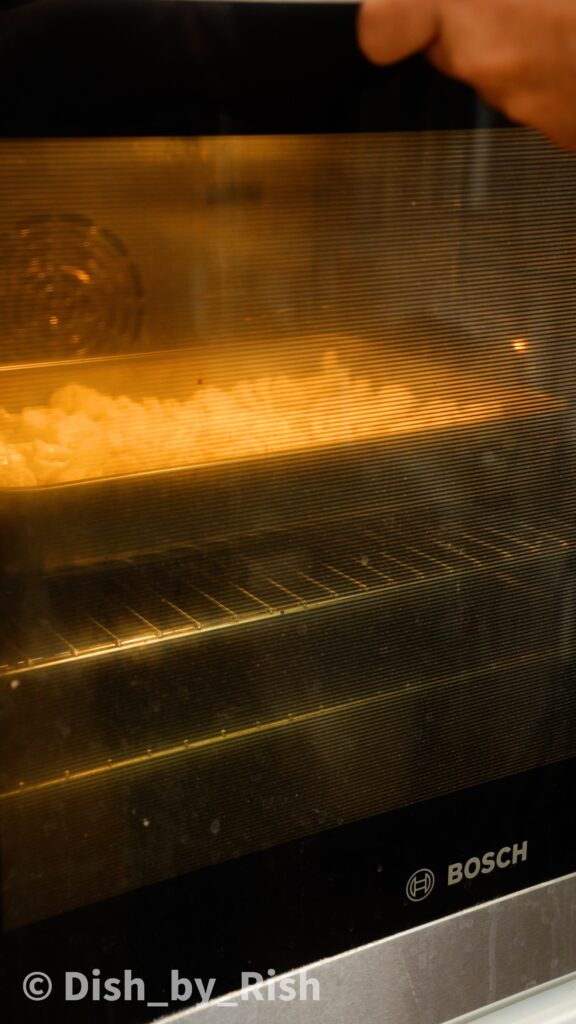 roasting cauliflower florets in the oven