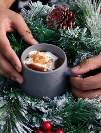 spiced nutty hot chocolate