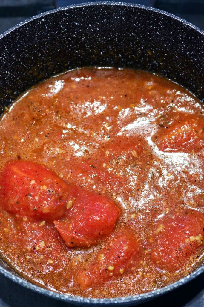 Arrabbiata sauce step 4