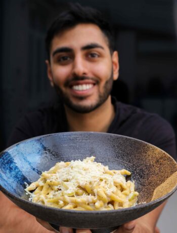 trofie in fennel sauce