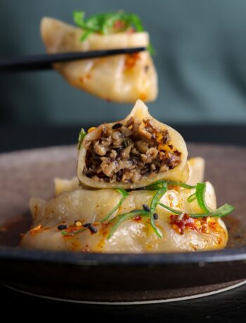 shiitake mushroom dumplings