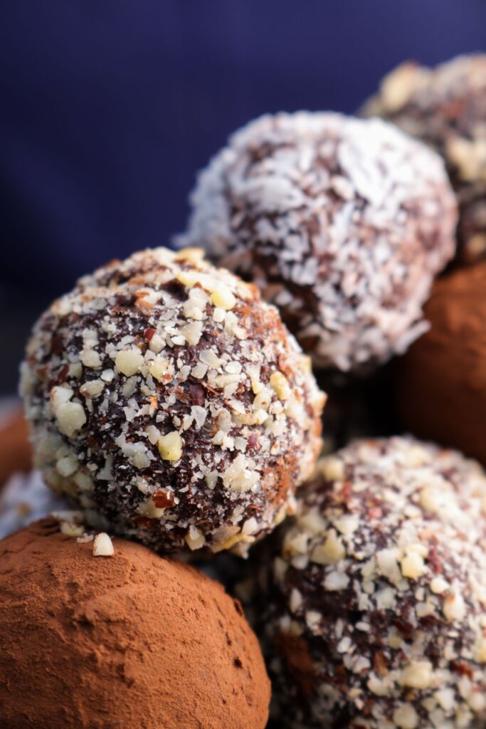 dark chocolate truffles