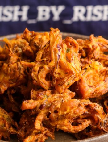 Crispy onion bhajia