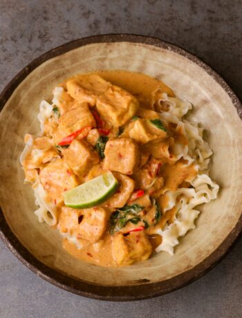 creamy coconut lime tofu