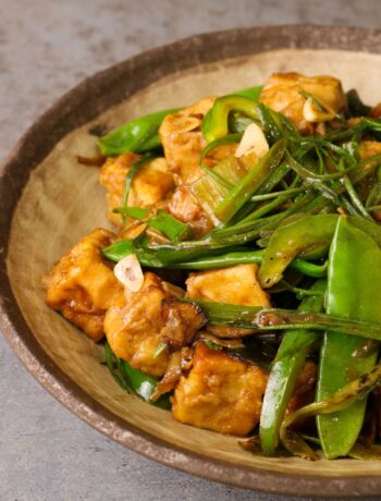 Ginger and Spring Onion Tofu