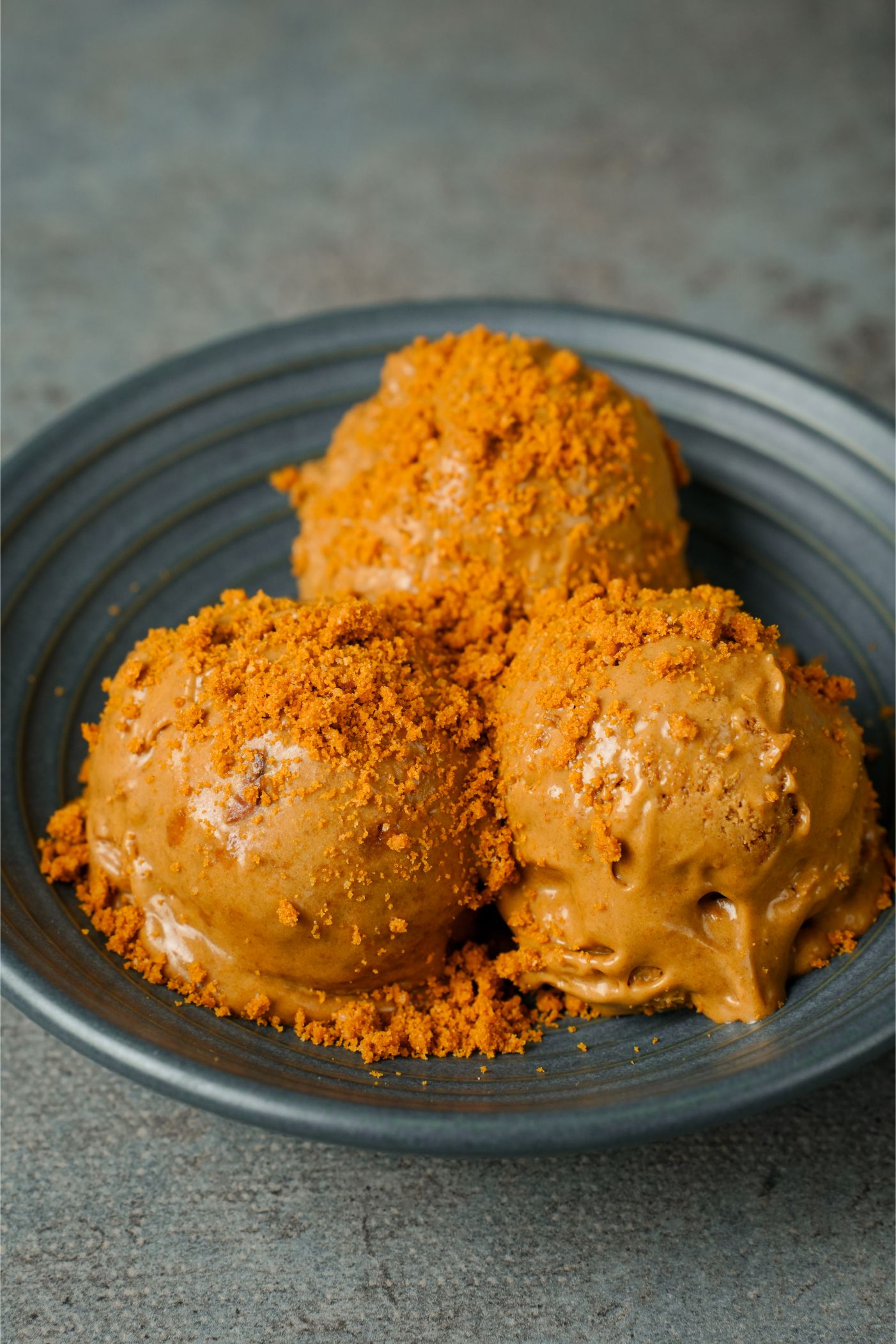 biscoff and coffee ice cream