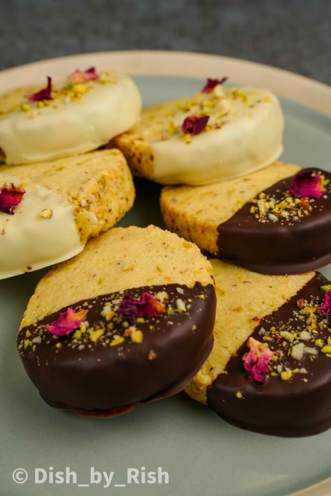 Almond and Pistachio Kulfi Shortbread