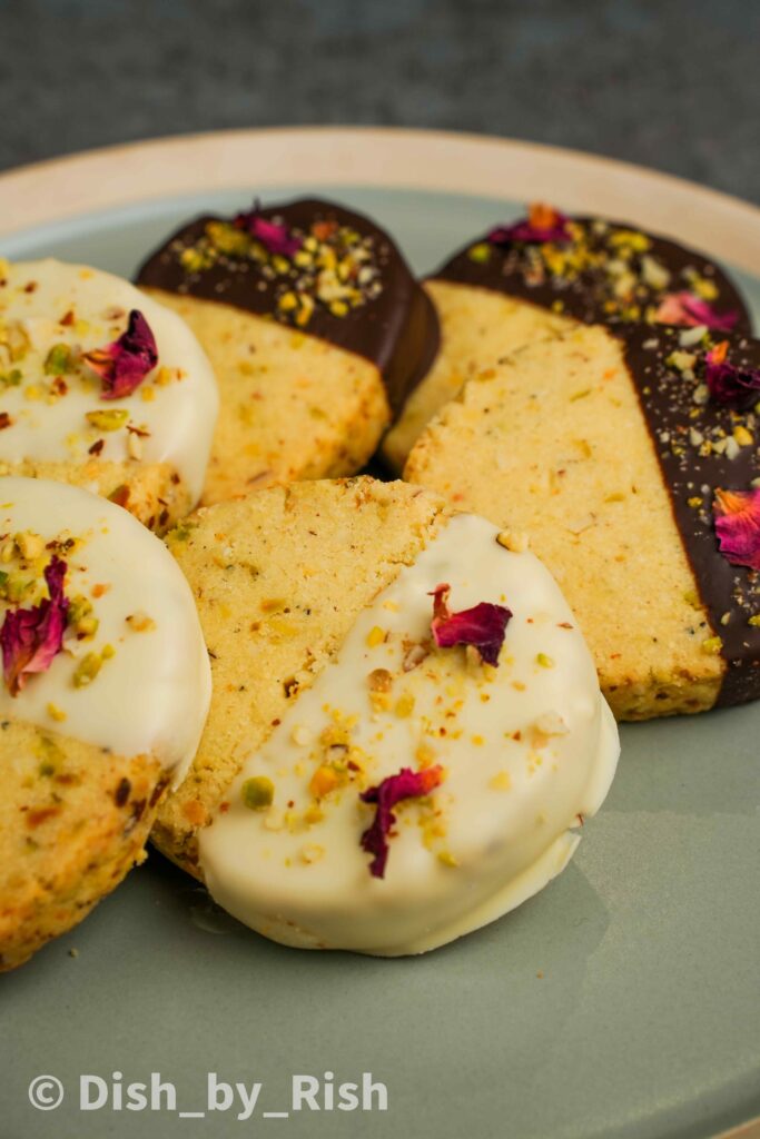 Almond and Pistachio Kulfi Shortbread