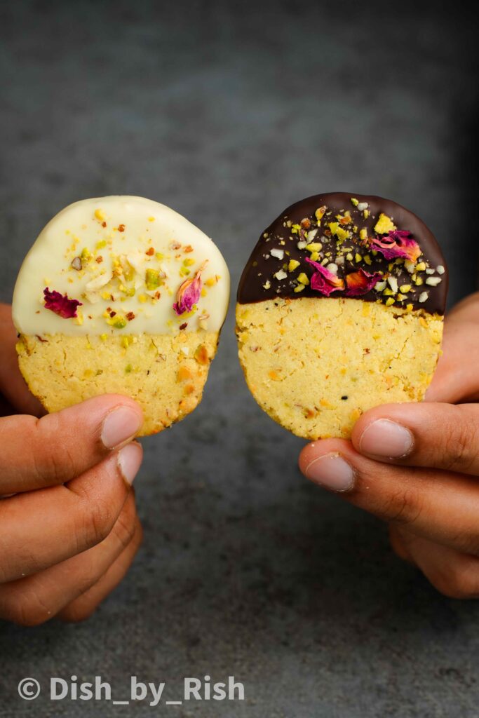 Almond and Pistachio Kulfi Shortbread