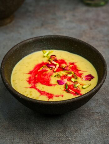 Pistachio and Rose Kheer