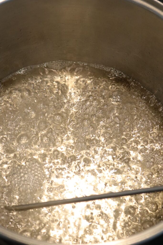 cooking sugar syrup