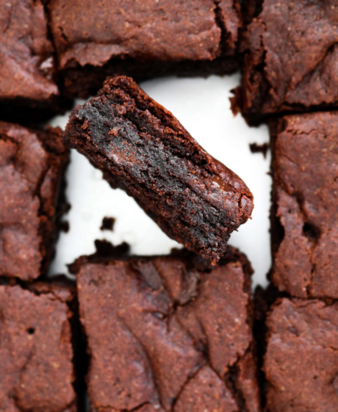 Vegan chickpea brownie